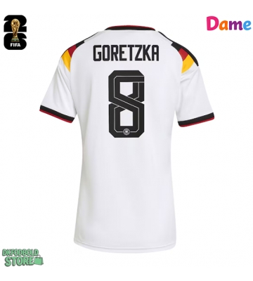 Tyskland Leon Goretzka #8 Replika Hjemmebanetrøje Dame VM 2026 Kortærmet